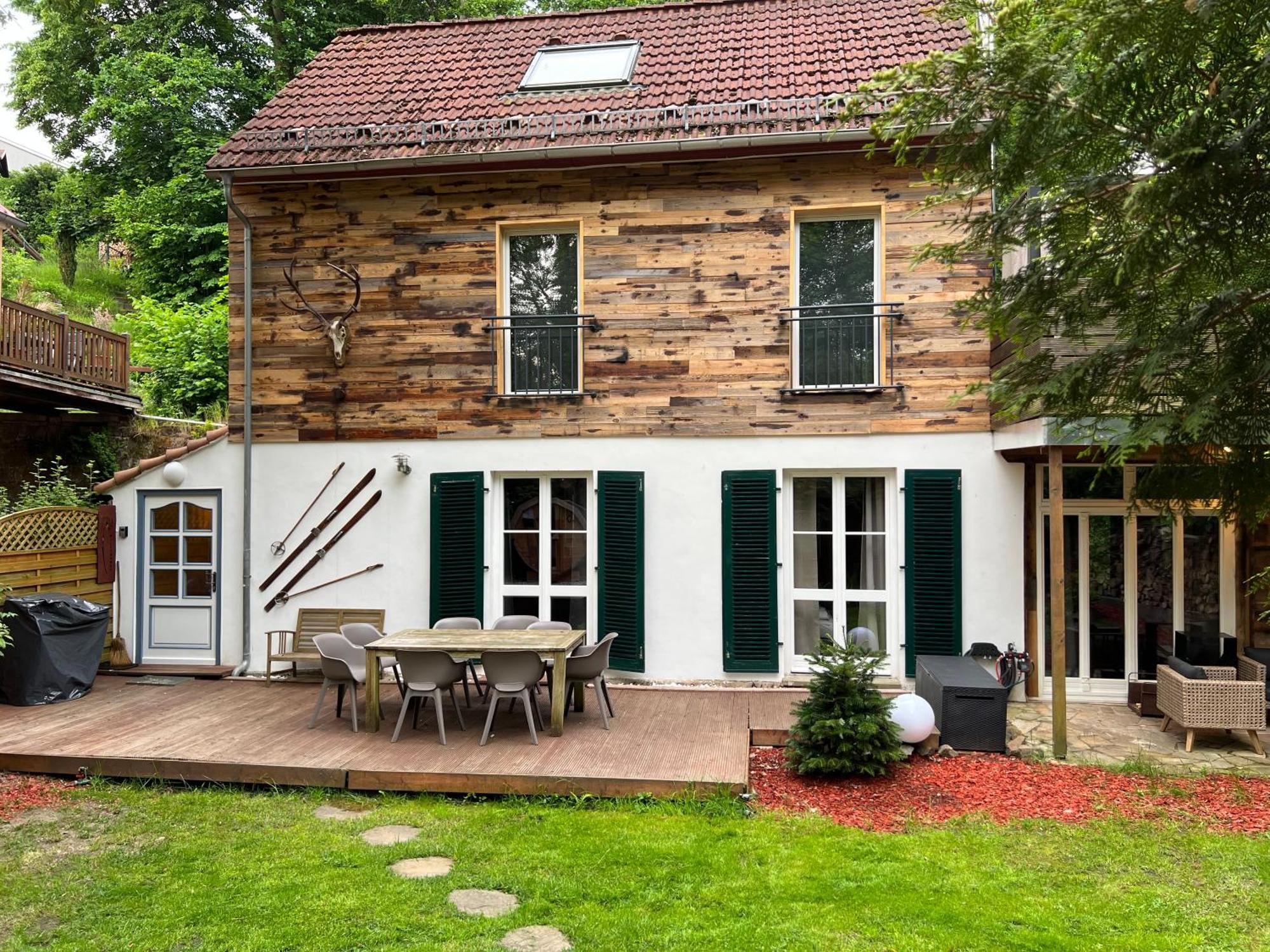 Chalet Ferienhaus Dresden Exterior photo
